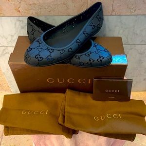 gucci rubber flats